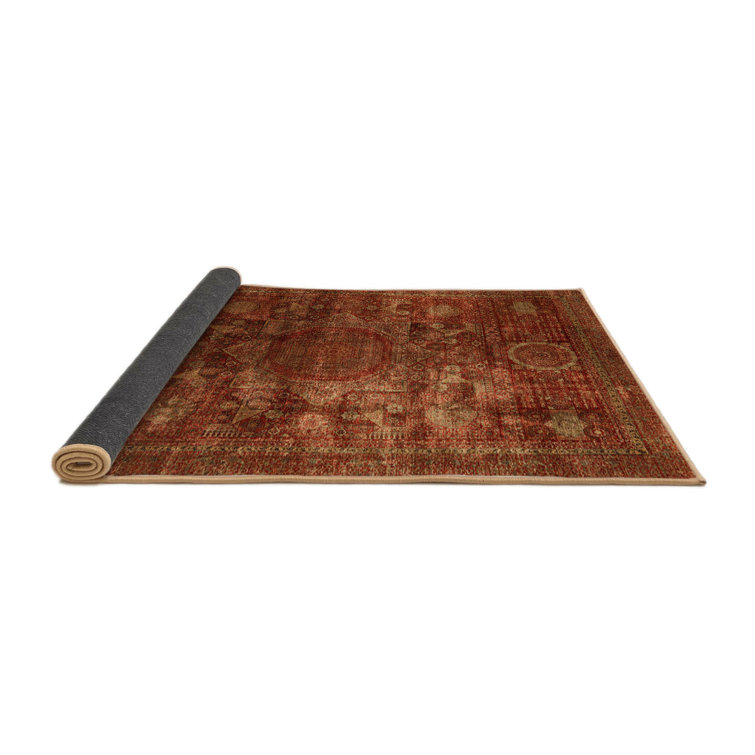 Williston Vanya Brown/Red Rug Wayfair